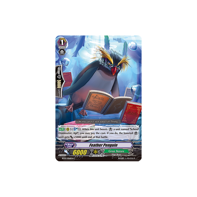 Vanguard_TCG_card_BT07_056EN_C_Feather_Penguin_Breaker_of_Limits
