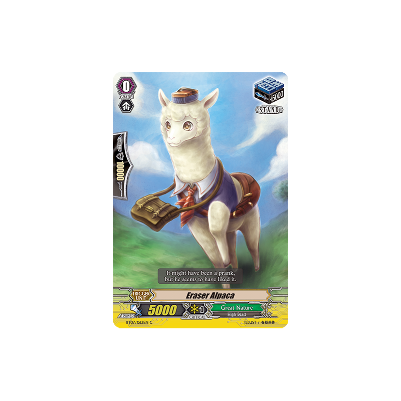 Vanguard_TCG_card_BT07_063EN_C_Eraser_Alpaca_Breaker_of_Limits