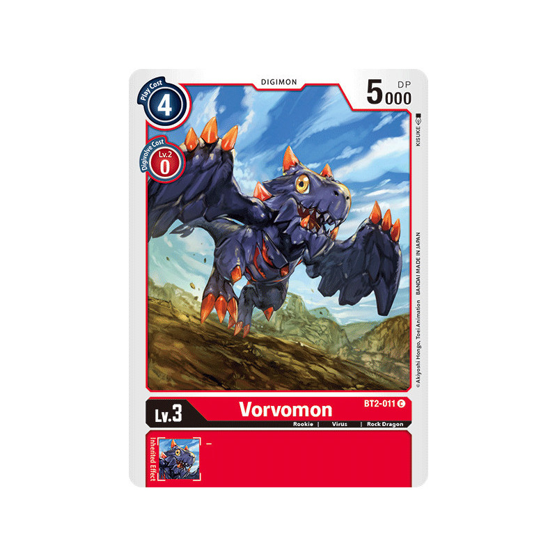 Digimon_TCG_BT2-011_Vorvomon_Common_Ultimate_Power_Card_Game