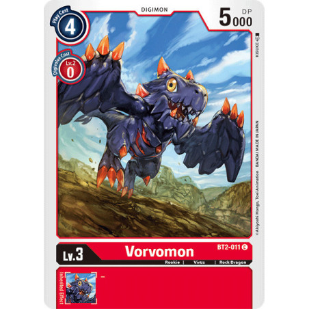 Digimon_TCG_BT2-011_Vorvomon_Common_Ultimate_Power_Card_Game