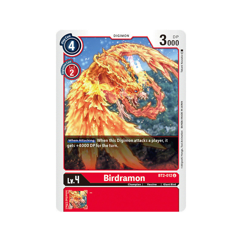 Digimon_TCG_BT2-012_Birdramon_Uncommon_Ultimate_Power_Card_Game