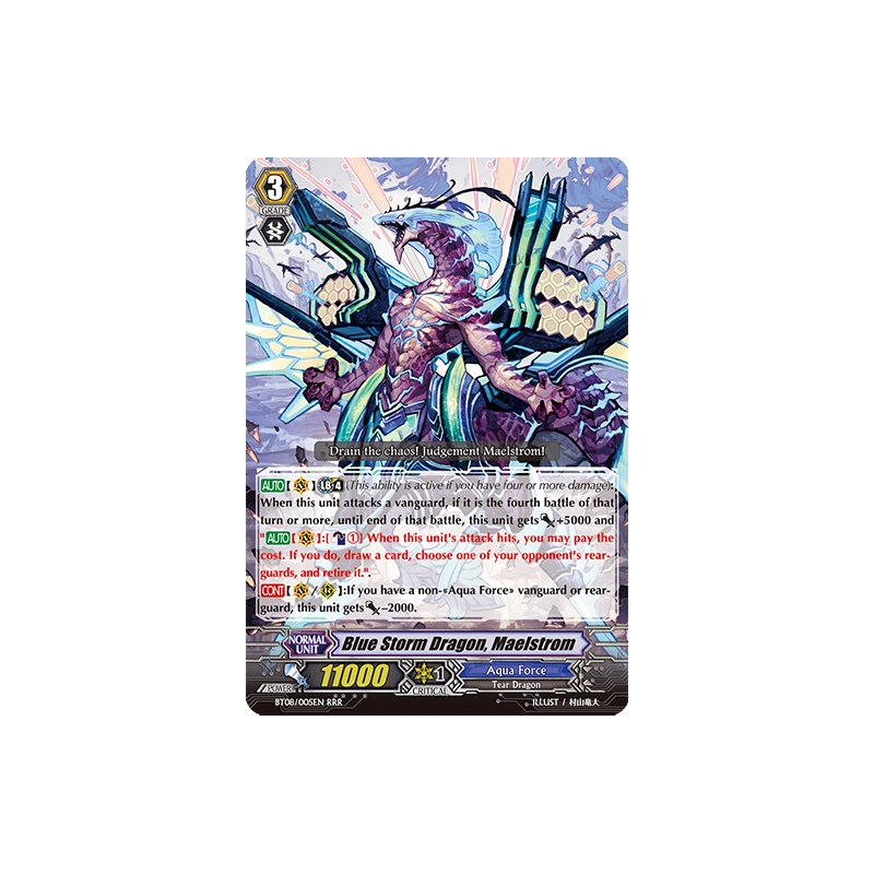 Vanguard_TCG_card_BT08_005EN_RRR_Blue_Storm_Dragon_Maelstrom_Blue_Storm_Armada