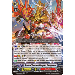 Vanguard_TCG_card_BT08_008EN_RRR_Sealed_Demon_Dragon_Dungaree_Blue_Storm_Armada