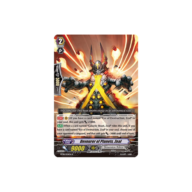 Vanguard_TCG_card_BT08_024EN_R_Devourer_of_Planets_Zeal_Blue_Storm_Armada