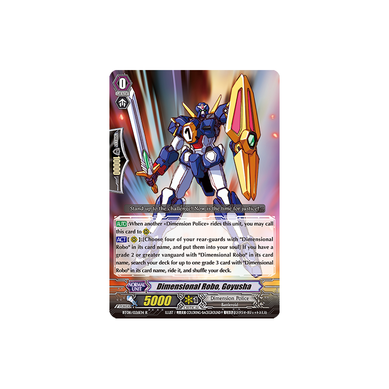 Vanguard_TCG_card_BT08_026EN_R_Dimensional_Robo_Goyusha_Blue_Storm_Armada