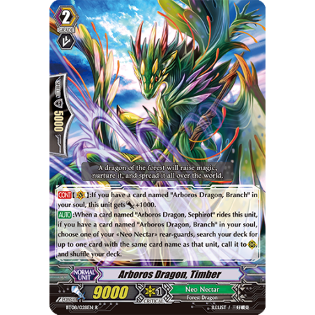 Vanguard_TCG_card_BT08_028EN_R_Arboros_Dragon_Timber_Blue_Storm_Armada