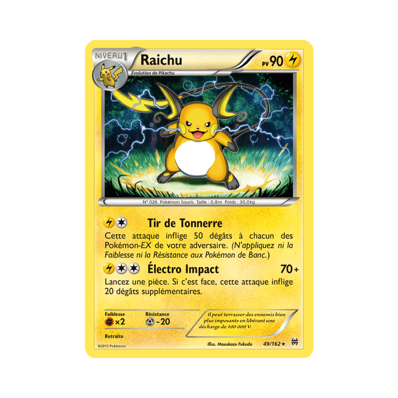 pokemon-tcg-49-164-raichu-rare-impulsion-turbo-xy-bkt