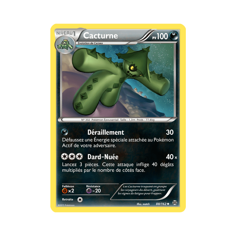 pokemon-tcg-88-164-cacturne-uncommon-impulsion-turbo-xy-bkt
