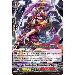 Vanguard_TCG_card_BT08_040EN_R_Thunder_Spear_Wielding_Exorcist_Knight_Blue_Storm_Armada