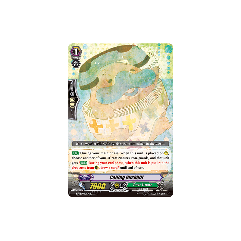 Vanguard_TCG_card_BT08_042EN_R_Coiling_Duckbill_Blue_Storm_Armada