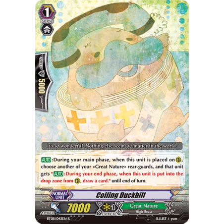 Vanguard_TCG_card_BT08_042EN_R_Coiling_Duckbill_Blue_Storm_Armada
