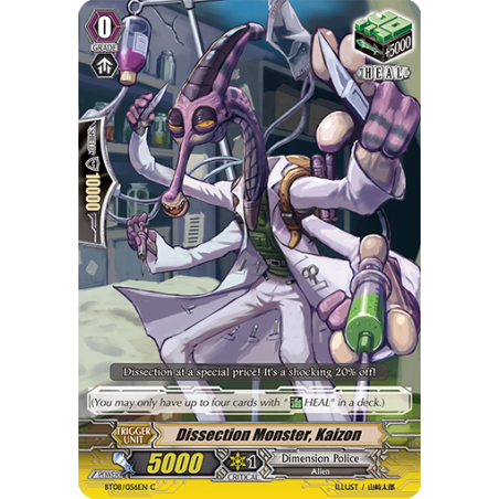 Vanguard_TCG_card_BT08_056EN_C_Dissection_Monster_Kaizon_Blue_Storm_Armada
