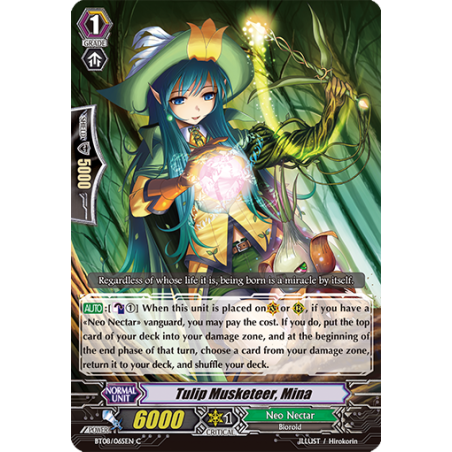 Vanguard_TCG_card_BT08_065EN_C_Tulip_Musketeer_Mina_Blue_Storm_Armada