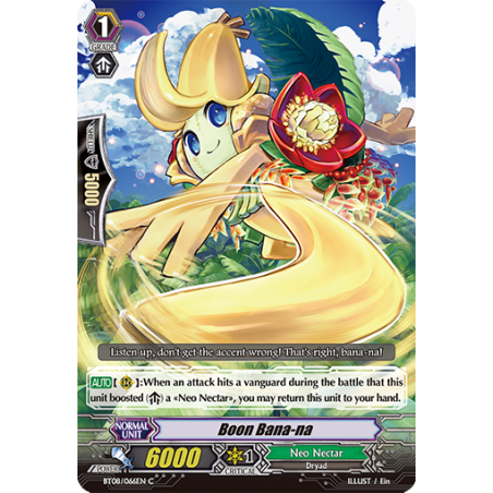 Vanguard_TCG_card_BT08_066EN_C_Boon_Bana-na_Blue_Storm_Armada