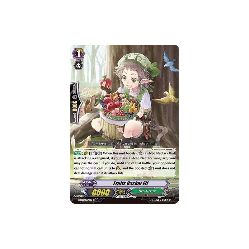 Vanguard_TCG_card_BT08_067EN_C_Fruits_Basket_Elf_Blue_Storm_Armada
