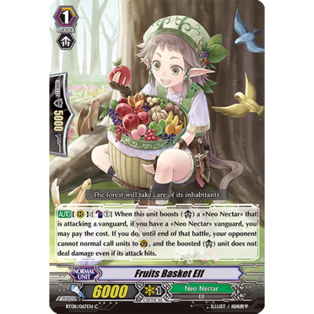 Vanguard_TCG_card_BT08_067EN_C_Fruits_Basket_Elf_Blue_Storm_Armada