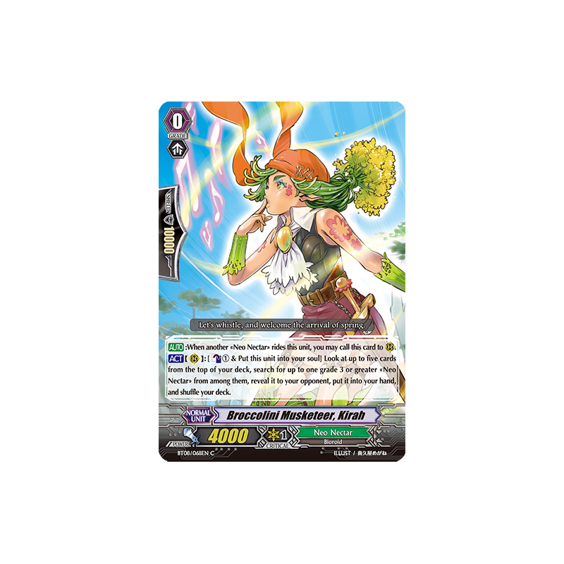 Vanguard_TCG_card_BT08_068EN_C_Broccolini_Musketeer_Kirah_Blue_Storm_Armada