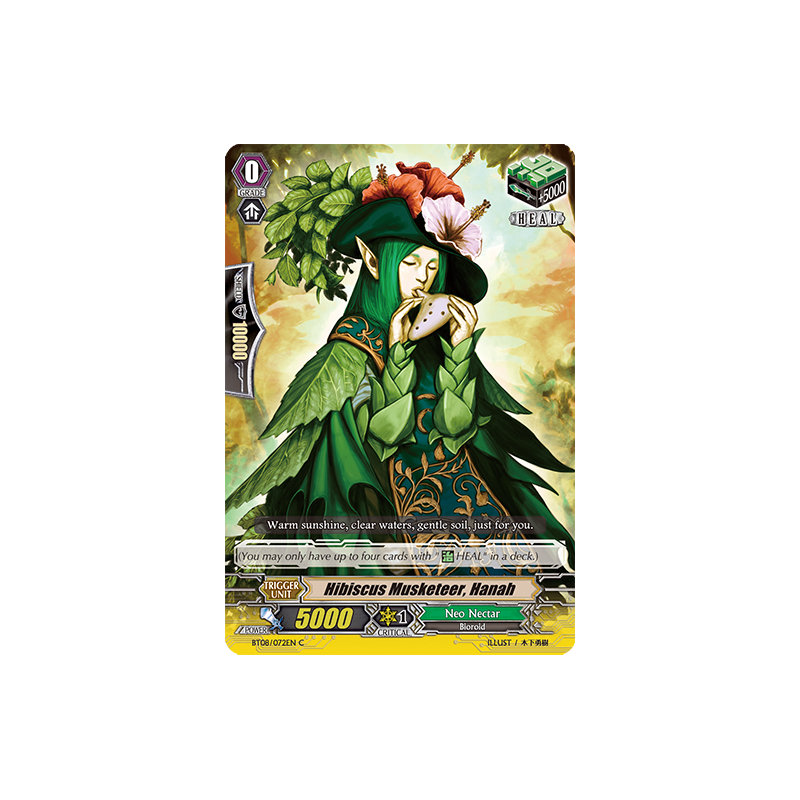 Vanguard_TCG_card_BT08_072EN_C_Hibiscus_Musketeer_Hanah_Blue_Storm_Armada