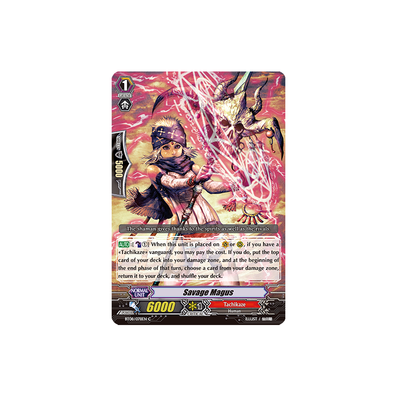 Vanguard_TCG_card_BT08_078EN_C_Savage_Magus_Blue_Storm_Armada