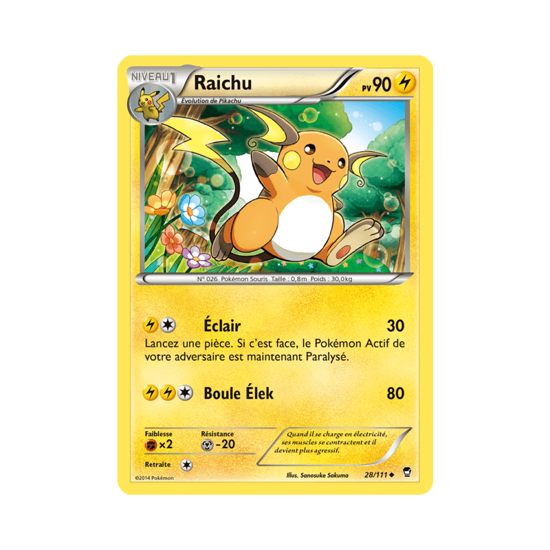 pokemon-tcg-28-113-raichu-uncommon-poings-furieux-xy-ffi
