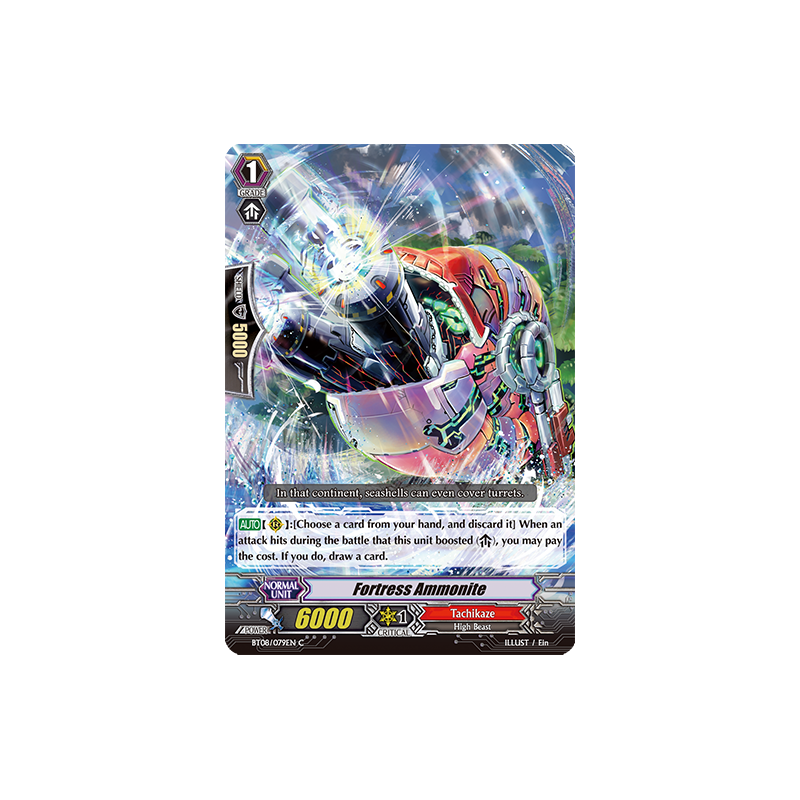 Vanguard_TCG_card_BT08_079EN_C_Fortress_Ammonite_Blue_Storm_Armada