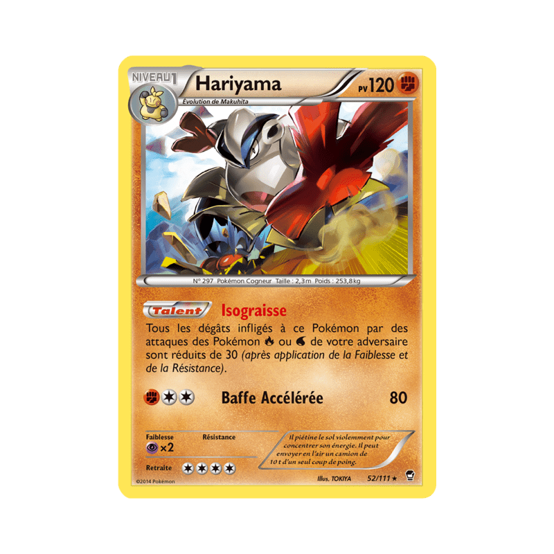 pokemon-tcg-52-113-hariyama-rare-poings-furieux-xy-ffi