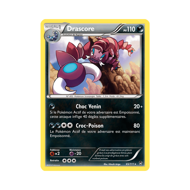 pokemon-tcg-65-113-drascore-rare-poings-furieux-xy-ffi