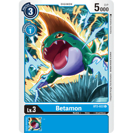 Digimon_TCG_BT2-022_Betamon_Common_Ultimate_Power_Card_Game