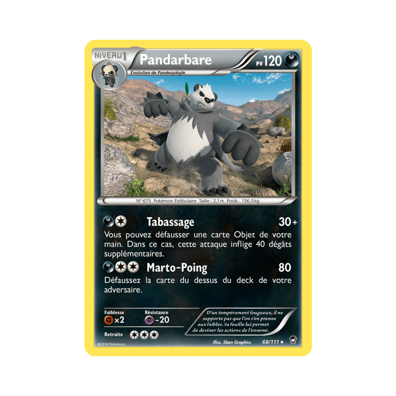 pokemon-tcg-68-113-pandarbare-rare-poings-furieux-xy-ffi