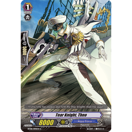 Vanguard_TCG_card_BT08_090EN_C_Tear_Knight_Theo_Blue_Storm_Armada