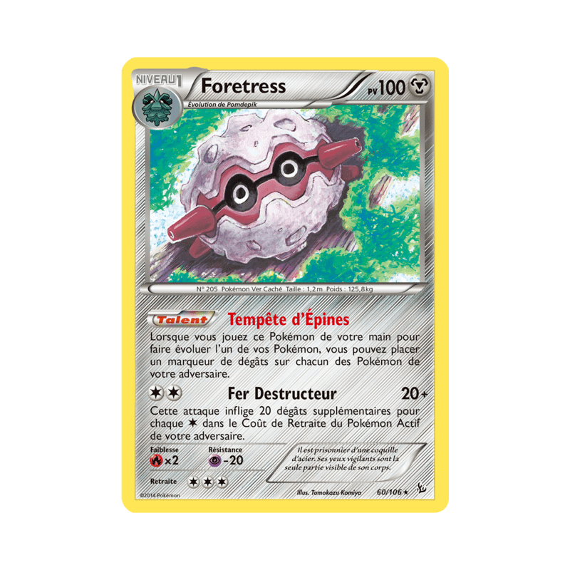 pokemon-tcg-60-109-foretress-rare-etincelles-xy-flf