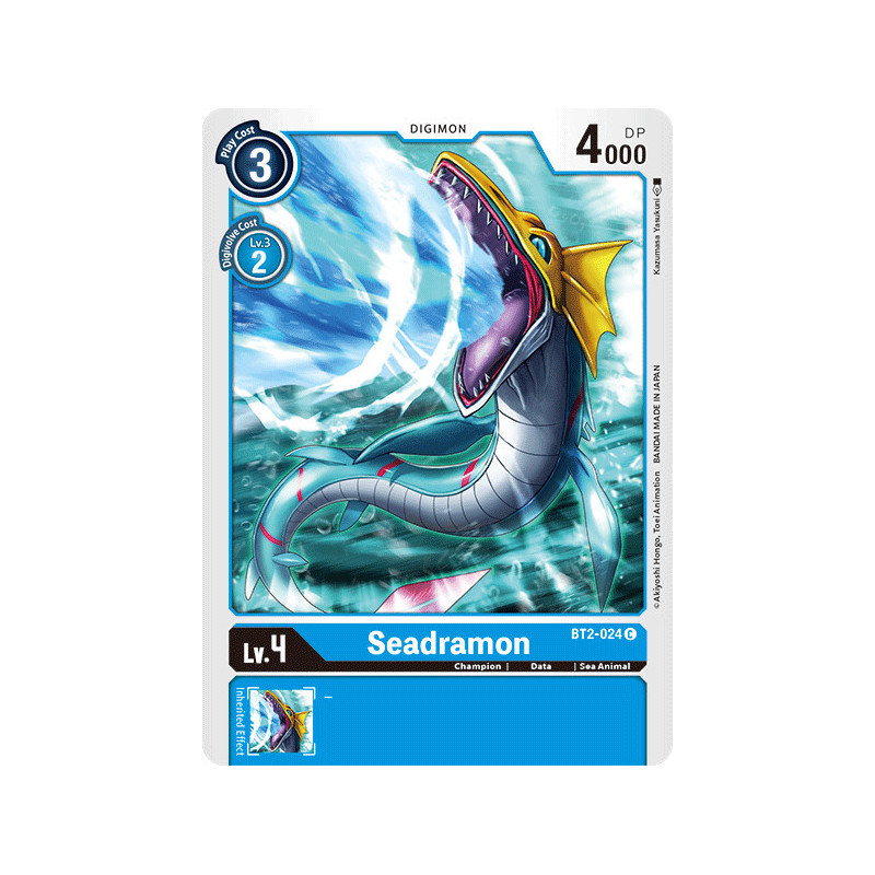 Digimon_TCG_BT2-024_Seadramon_Common_Ultimate_Power_Card_Game