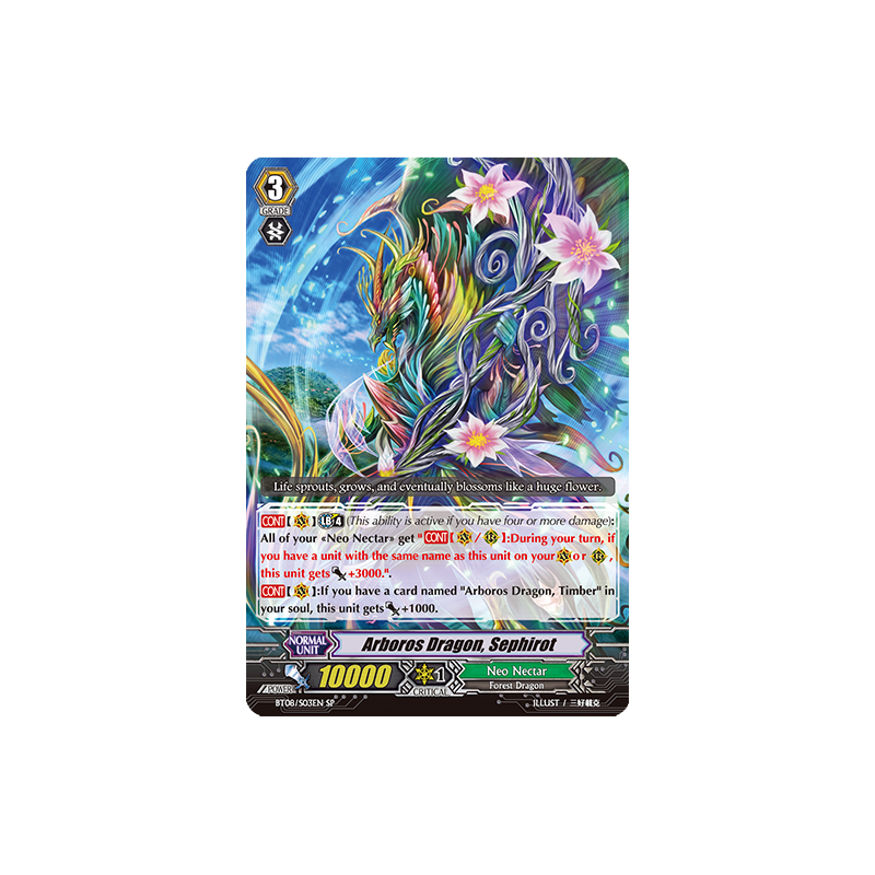 Vanguard_TCG_card_BT08_S03EN_SP_Arboros_Dragon_Sephirot_Blue_Storm_Armada
