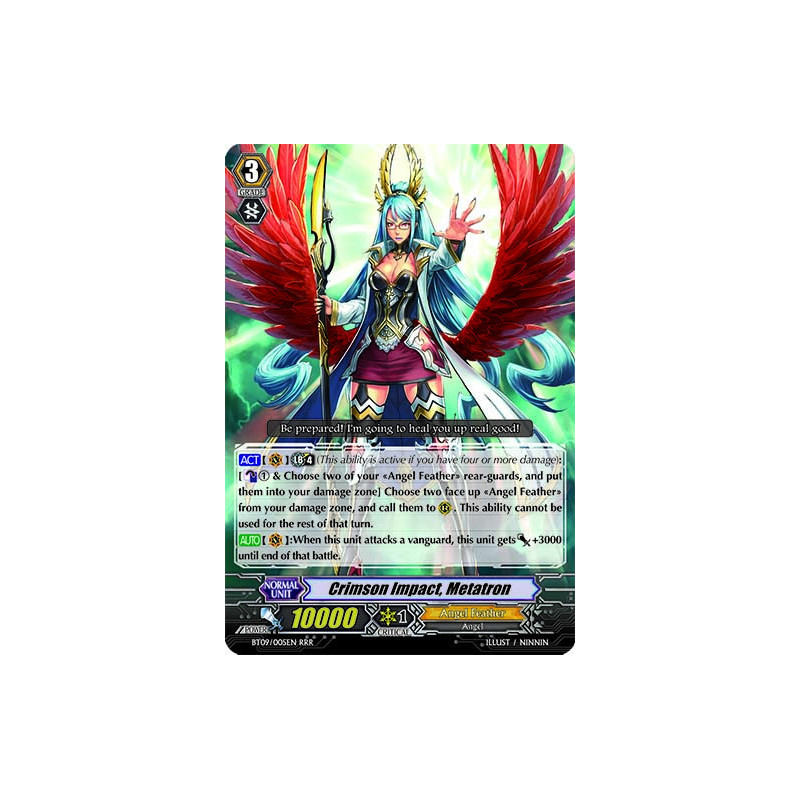 Vanguard_TCG_card_BT09_005EN_RRR_Crimson_Impact_Metatron_Clash_of_the_Knights_Dragons