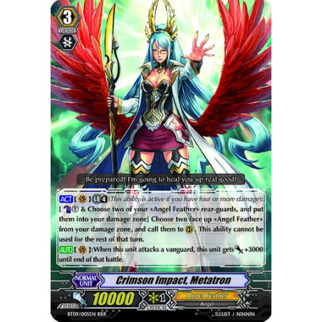 Vanguard_TCG_card_BT09_005EN_RRR_Crimson_Impact_Metatron_Clash_of_the_Knights_Dragons