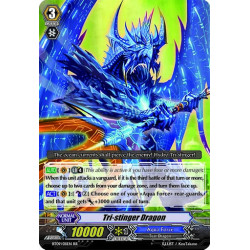 Vanguard_TCG_card_BT09_011EN_RR_Tri-stinger_Dragon_Clash_of_the_Knights_Dragons