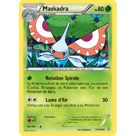 pokemon-tcg-14-164-maskadra-uncommon-primo-choc-xy-prc