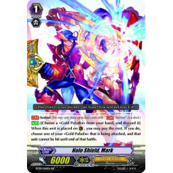 Vanguard_TCG_card_BT09_014EN_RR_Halo_Shield_Mark_Clash_of_the_Knights_Dragons