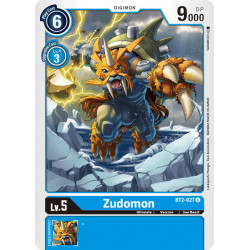 Digimon_TCG_BT2-027_Zudomon_Uncommon_Ultimate_Power_Card_Game
