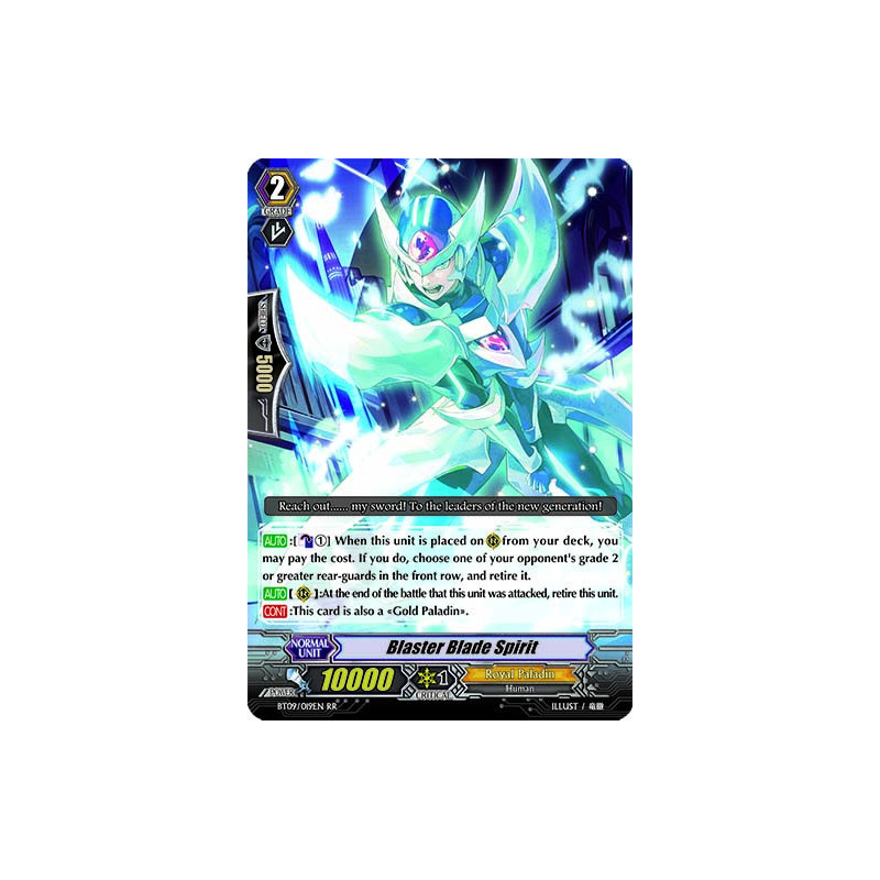 Vanguard_TCG_card_BT09_019EN_RR_Blaster_Blade_Spirit_Clash_of_the_Knights_Dragons