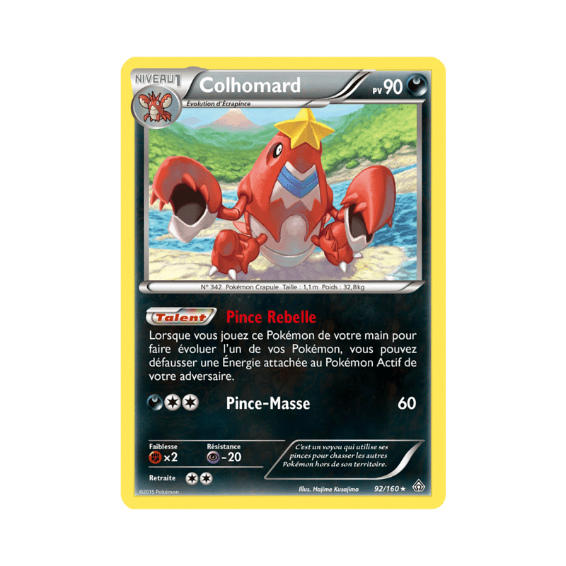 pokemon-tcg-92-164-colhomard-holo-rare-primo-choc-xy-prc