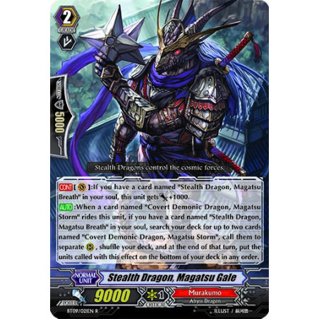 Vanguard_TCG_card_BT09_021EN_R_Stealth_Dragon_Magatsu_Gale_Clash_of_the_Knights_Dragons