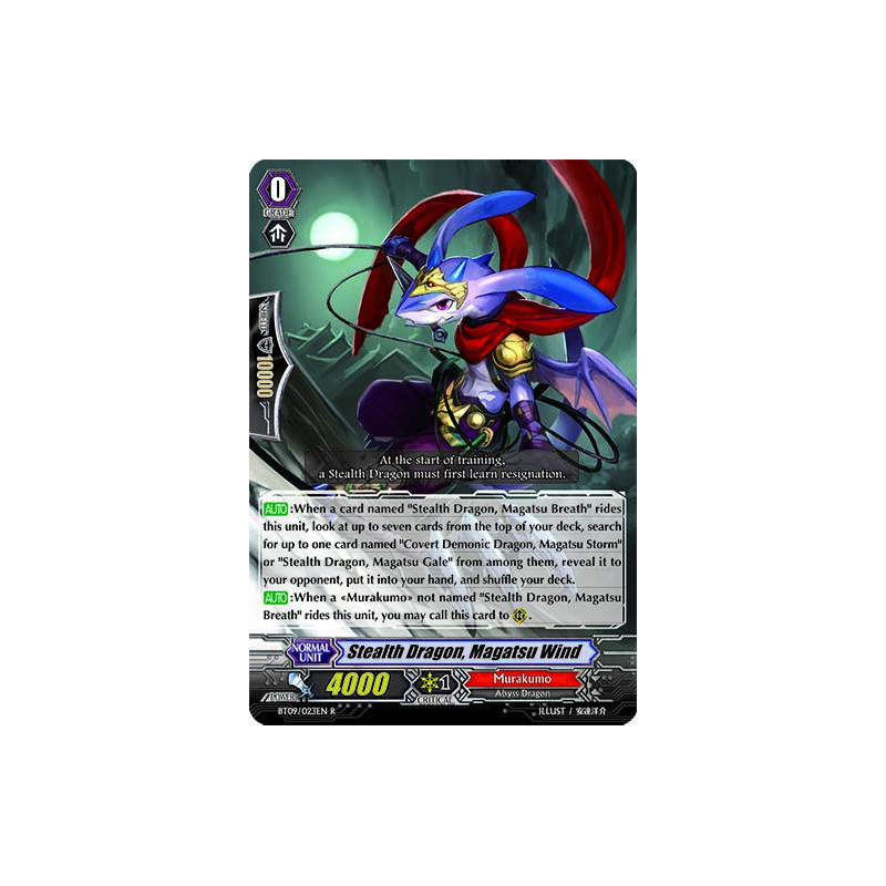 Vanguard_TCG_card_BT09_023EN_R_Stealth_Dragon_Magatsu_Wind_Clash_of_the_Knights_Dragons