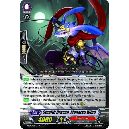 Vanguard_TCG_card_BT09_023EN_R_Stealth_Dragon_Magatsu_Wind_Clash_of_the_Knights_Dragons