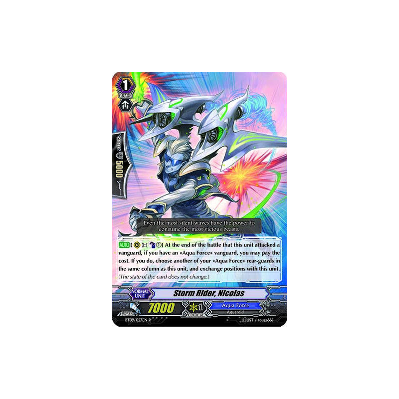 Vanguard_TCG_card_BT09_027EN_R_Storm_Rider_Nicolas_Clash_of_the_Knights_Dragons