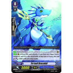 Vanguard_TCG_card_BT09_028EN_R_Tri-holl_Dracokid_Clash_of_the_Knights_Dragons
