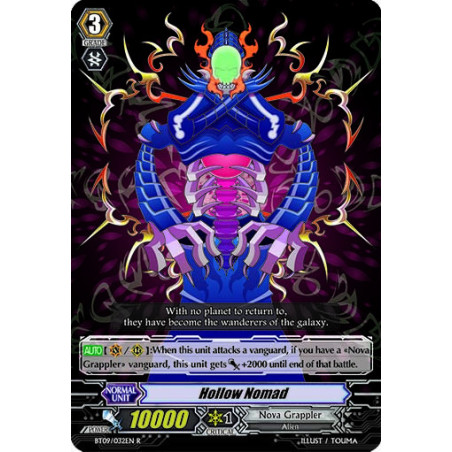 Vanguard_TCG_card_BT09_032EN_R_Hollow_Nomad_Clash_of_the_Knights_Dragons