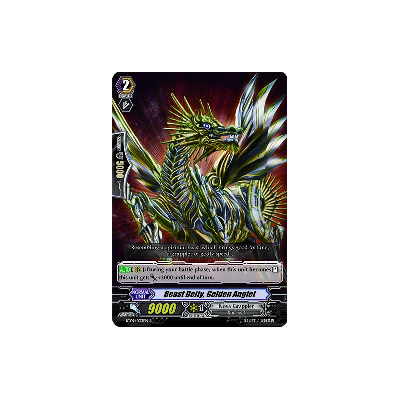 Vanguard_TCG_card_BT09_033EN_R_Beast_Deity_Golden_Anglet_Clash_of_the_Knights_Dragons