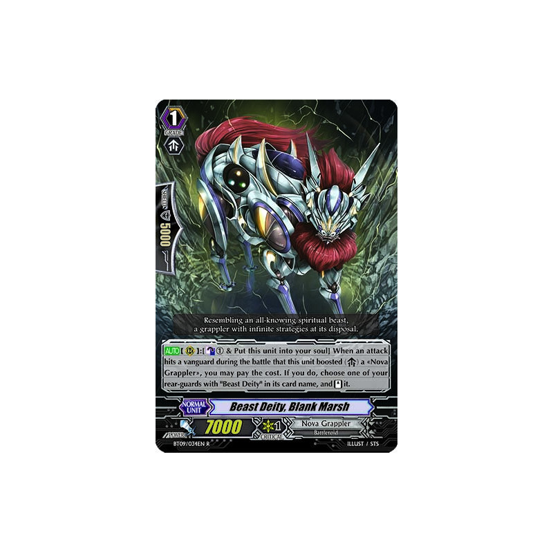 Vanguard_TCG_card_BT09_034EN_R_Beast_Deity_Blank_Marsh_Clash_of_the_Knights_Dragons