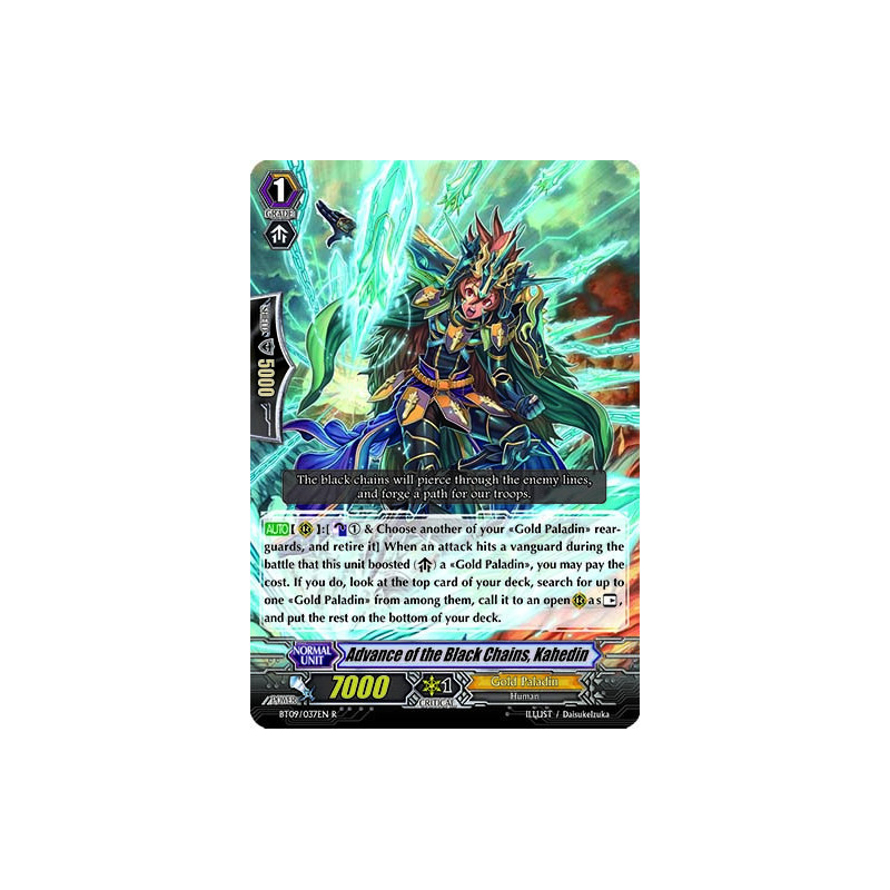 Vanguard_TCG_card_BT09_037EN_R_Advance_of_the_Black_Chains_Kahedin_Clash_of_the_Knights_Dragons